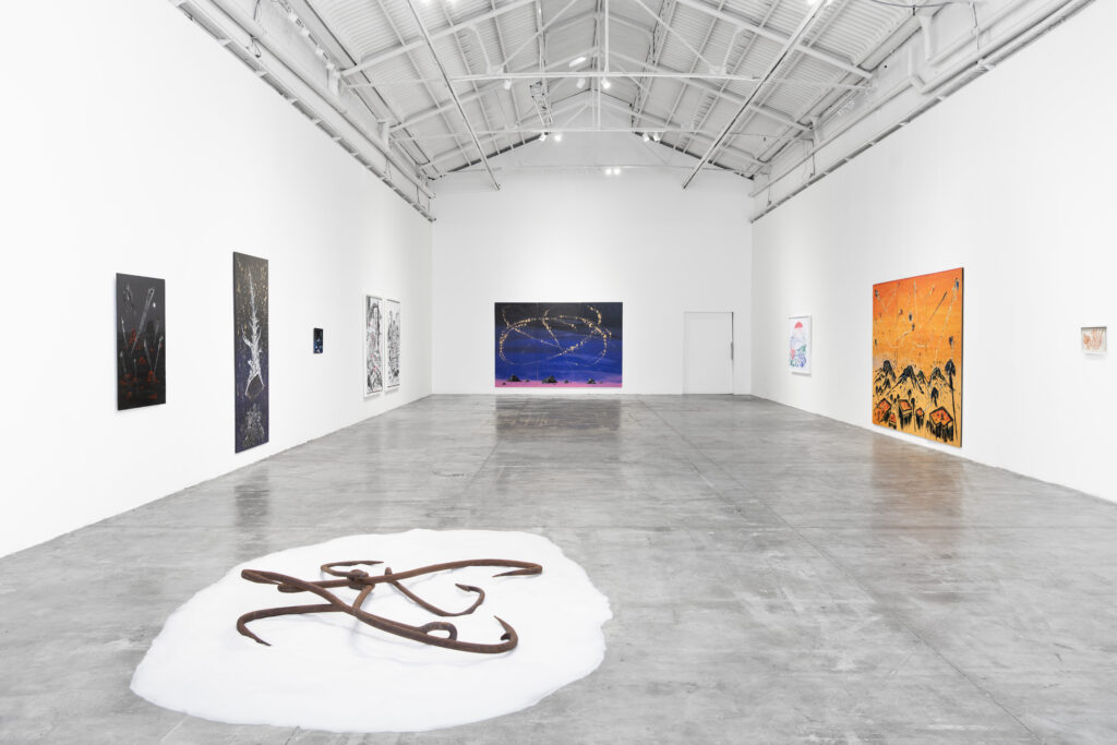 Matías Duville: Monitor Yin Yang. Galería Barro, Buenos Aires.